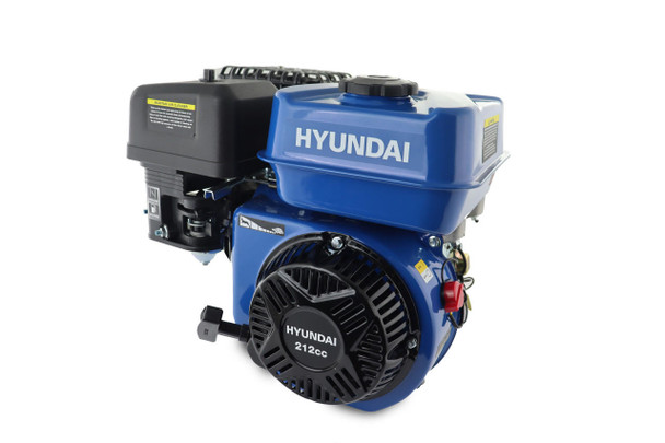 Hyundai 212cc 6.5hp 20mm Horizontal Straight Shaft Petrol Replacement Engine, 4-Stroke, OHV