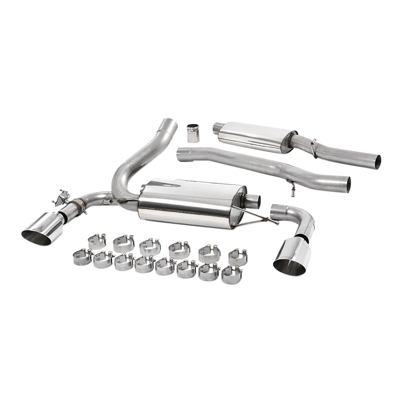 Milltek Ford Focus Mk3 RS 2.3-litre EcoBoost 4wd 5-Door Hatchback 2016-2018 Cat-back Exhaust, SSXFD187-1