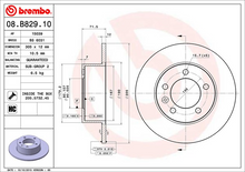 Load image into Gallery viewer, Brembo Brake Disc, 08.B829.10