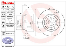 Load image into Gallery viewer, Brembo Painted Brake Disc, 08.C501.11