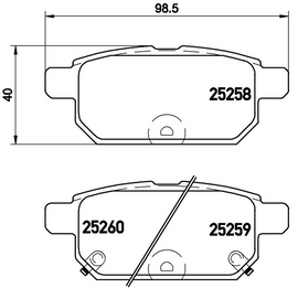 Brembo Brake Pad, P 79 029