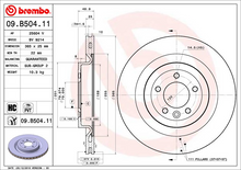 Load image into Gallery viewer, Brembo Brake Pad, 09.B504.11