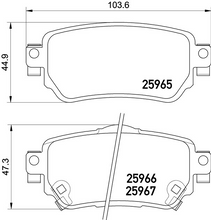 Load image into Gallery viewer, Brembo Brake Pad, P 56 098