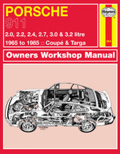 Load image into Gallery viewer, Porsche 911 (65 - 85) Haynes Repair Manual