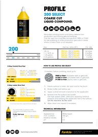Farecla Profile 200 Select Liquid Compound