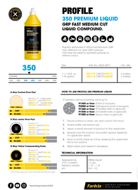Farecla Profile 350 Premium Liquid Compound 500ml