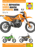 Pulse Adrenaline, Sinnis Apache, Superbyke RMR (07- 14) Haynes Manual (Hardback)