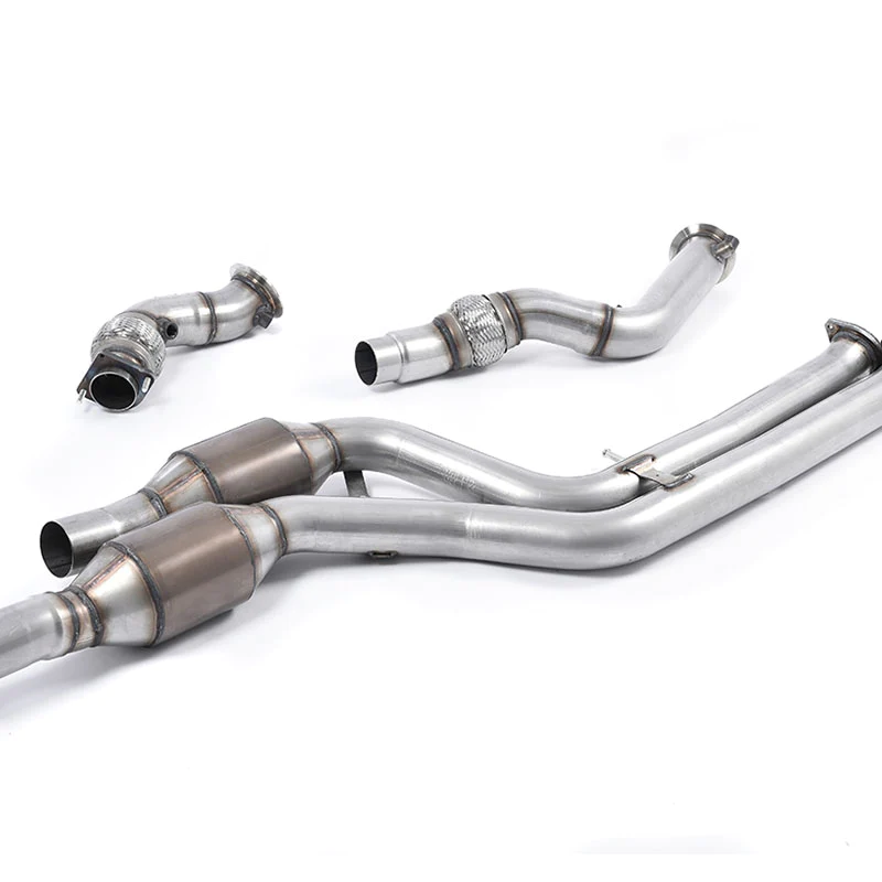 Milltek BMW 4 Series F82/83 M4 Coupe/Convertible (Non-OPF equipped models only) 2014-2018 Large Bore Downpipes and Hi-Flow Sports Cats Exhaust, SSXBM1030-2