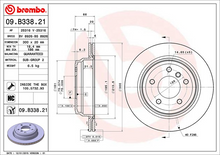 Load image into Gallery viewer, Brembo Painted Brake Disc, 09.B338.21