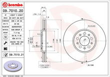 Load image into Gallery viewer, Brembo Painted Brake Disc, 09.7010.21