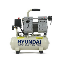 Load image into Gallery viewer, Hyundai 8 Litre Air Compressor, 4CFM/118psi, Silenced, Oil Free, Direct Drive 0.75hp