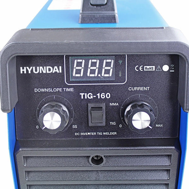 Hyundai 160 amp TIG/MMA/ARC Inverter Welder, 230V Single Phase