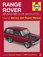 Load image into Gallery viewer, HAYNES Service Repair Manual Fits Range Rover Classic 1970-1992 Petrol