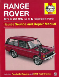 HAYNES Service Repair Manual Fits Range Rover Classic 1970-1992 Petrol