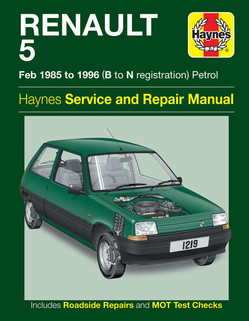 Renault 5 Petrol (Feb 85 - 96) Haynes Repair Manual (Paperback)
