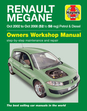 Load image into Gallery viewer, Renault Megane Petrol &amp; Diesel (Oct 02 - 08) Haynes Repair Manual (Paperback)