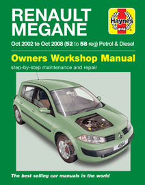 Renault Megane Petrol & Diesel (Oct 02 - 08) Haynes Repair Manual (Paperback)