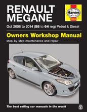 Load image into Gallery viewer, Renault Megane (08 - 14) Haynes Repair Manual (Paperback)