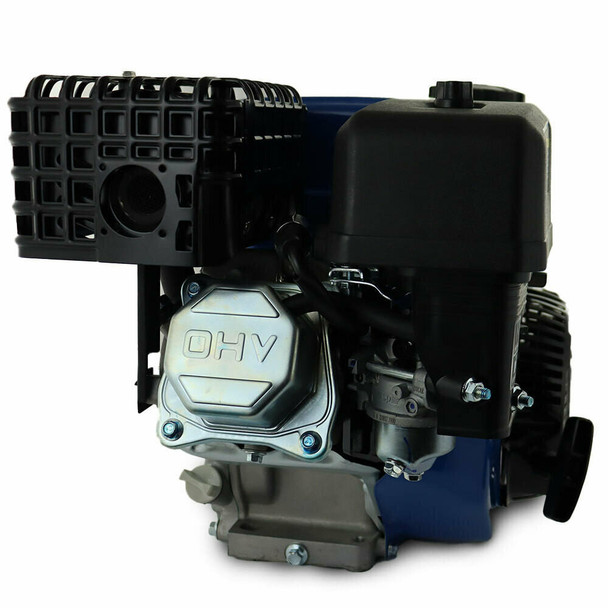 Hyundai 212cc 6.5hp ¾” / 19.05mm Electric-Start Horizontal Straight Shaft Petrol Engine, 4-Stroke, OHV