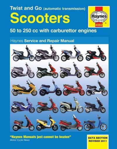 twist & Go (automatic transmission) scooter service and repair manual (Paperback)