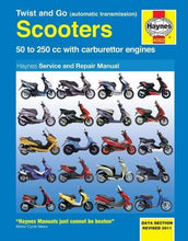 Load image into Gallery viewer, twist &amp; Go (automatic transmission) scooter service and repair manual (Paperback)