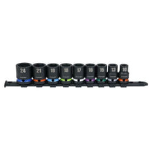 Load image into Gallery viewer, Sealey AK5618M Impact Socket Set 9pc 1/2&quot;Sq Drive Metric