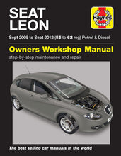 Load image into Gallery viewer, Seat Leon (Sept 05 - Sept 12) 55 to 62 Haynes Repair Manual (Paperback)