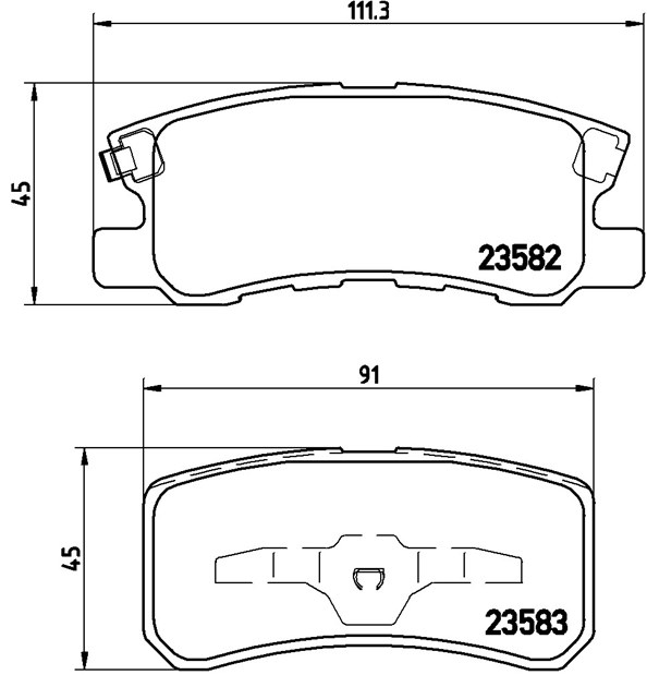 Brembo Brake Pad, P 54 031