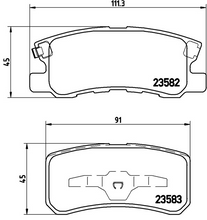 Load image into Gallery viewer, Brembo Brake Pad, P 54 031