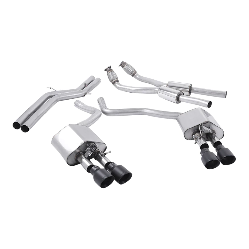 Milltek Audi S7 Sportback 4.0 TFSI quattro S tronic 2012-2018 Cat-back Exhaust, SSXAU331-2