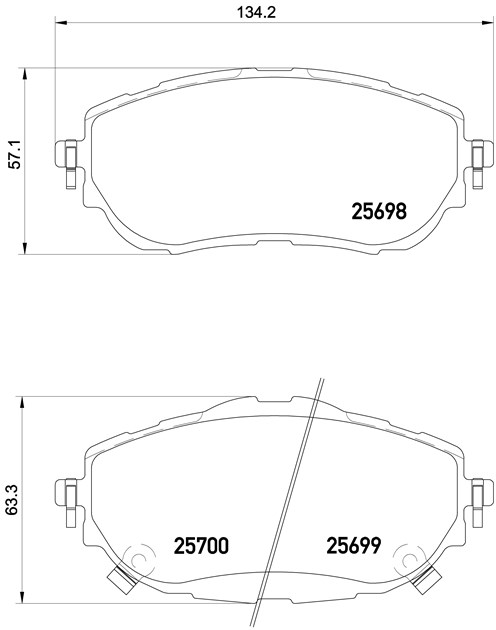 Brembo Brake Pad, P 83 150