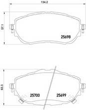 Load image into Gallery viewer, Brembo Brake Pad, P 83 150