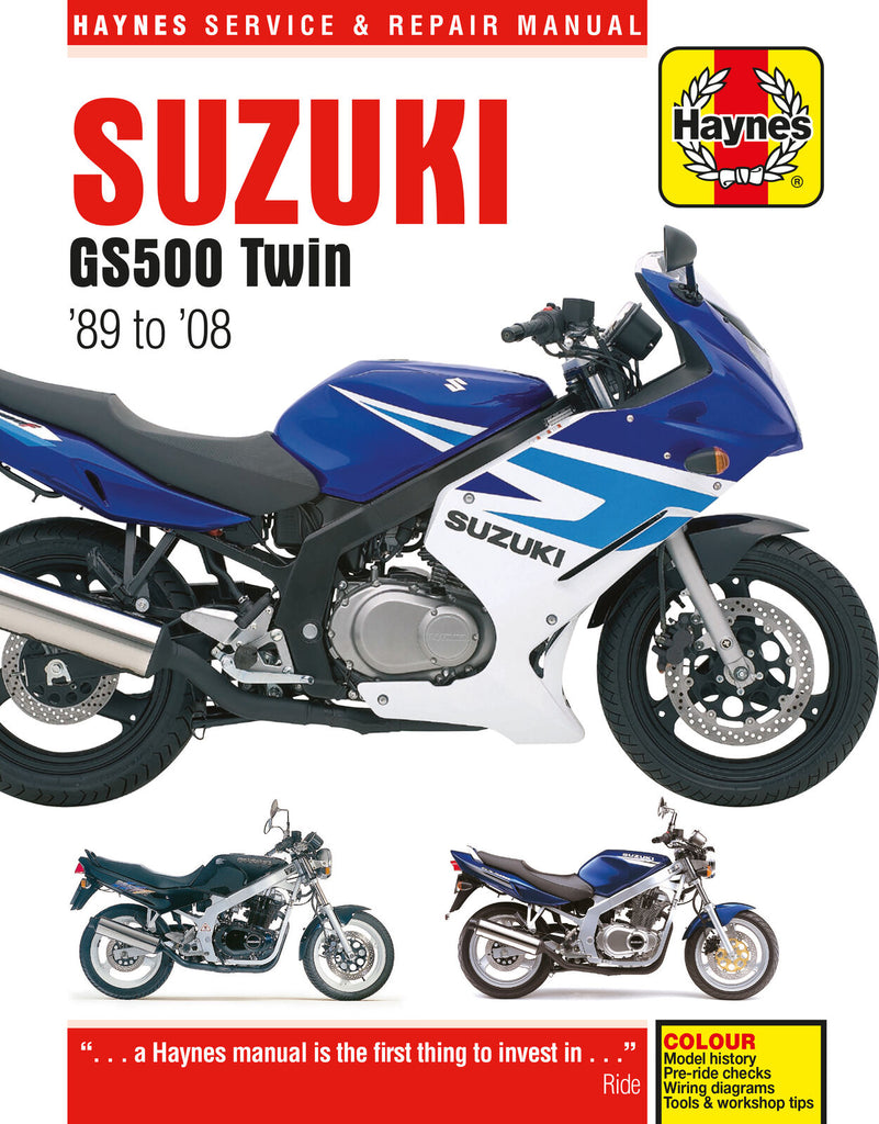 Suzuki GS500 Twin (89 - 08) Haynes Repair Manual (Paperback)