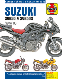 Suzuki SV650 & SV650S (99 - 08) Haynes Repair Manual (Paperback)