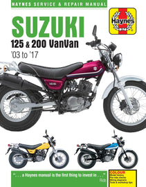 Suzuki RV125/200 VanVan (2003-2017) Haynes Motorcycle Manual