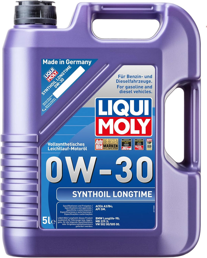 0W30 Engine Oil Liqui Moly Synthoil Longtime 8977 5L