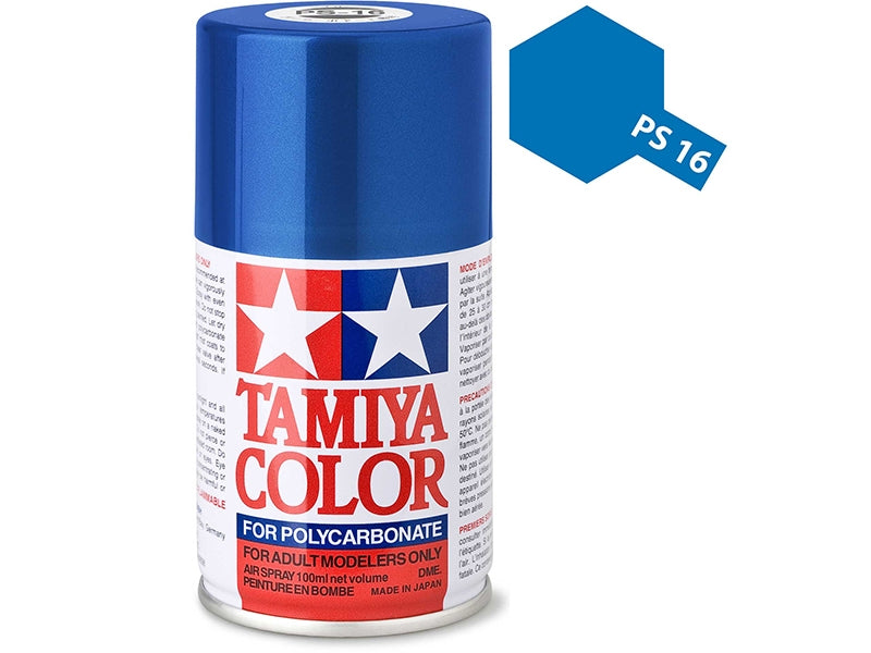 Tamiya PS-16 Metallic Blue Polycarbonate Spray Paint