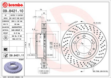 Load image into Gallery viewer, Brembo Painted Brake Disc, 09.8421.11