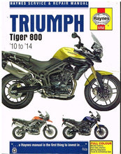 Load image into Gallery viewer, TRIUMPH TIGER 800 &amp; TIGER 800XC (2010-14) OWNERS SERVICE &amp; REPAIR MANUAL