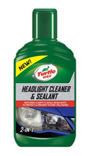 Load image into Gallery viewer, Turtle Wax Headlight Cleaner &amp; Sealant Liquid Increases Brightness 300Ml