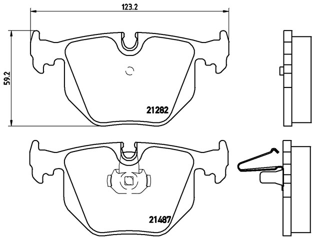 Brembo Brake Pad, P 06 020