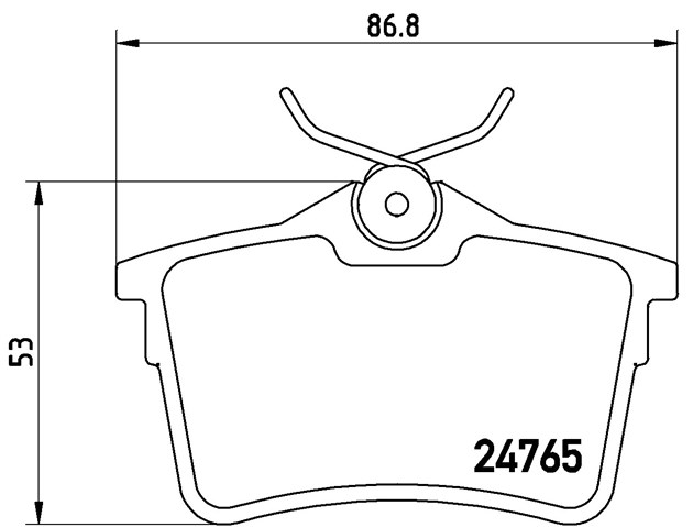 Brembo Brake Pad, P 61 084