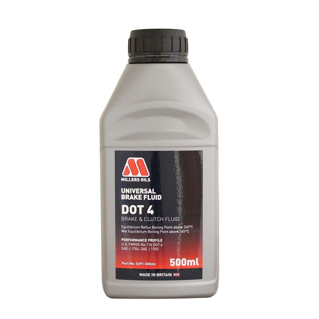 Millers Oils Universal Brake Fluid Clutch DOT 4 500ml