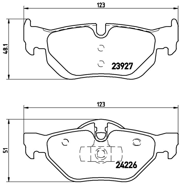 Brembo Brake Pad, P 06 038