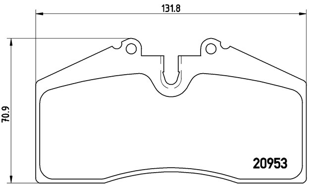 Brembo Brake Pad, P 65 005