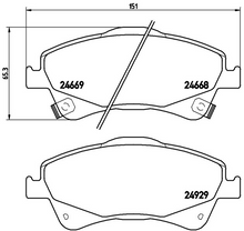 Load image into Gallery viewer, Brembo Brake Pad, P 83 109