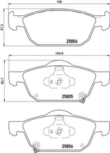 Load image into Gallery viewer, Brembo Brake Pad, P 28 076