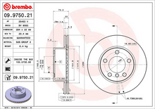 Load image into Gallery viewer, Brembo Brake Disc, 09.9750.21