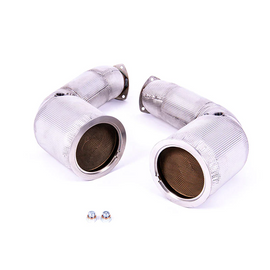 Milltek Audi SQ8 4.0 V8 Bi-Turbo (Non OPF / GPF Equipped Models) 2020-2023 Large Bore Downpipes and Hi-Flow Sports Cats Exhaust, SSXAU956-2