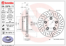 Load image into Gallery viewer, Brembo Painted Brake Disc, 09.C879.11